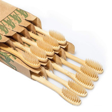 Wholesale Eco-Friendly Toothbrush Bamboo Charcoal Biodegradable